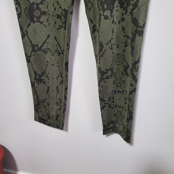 LULULEMON Jet Crop Slim Luxtreme 26" Pants Ankle Stretch Snake Green Women's 4 - Picture 7 of 14
